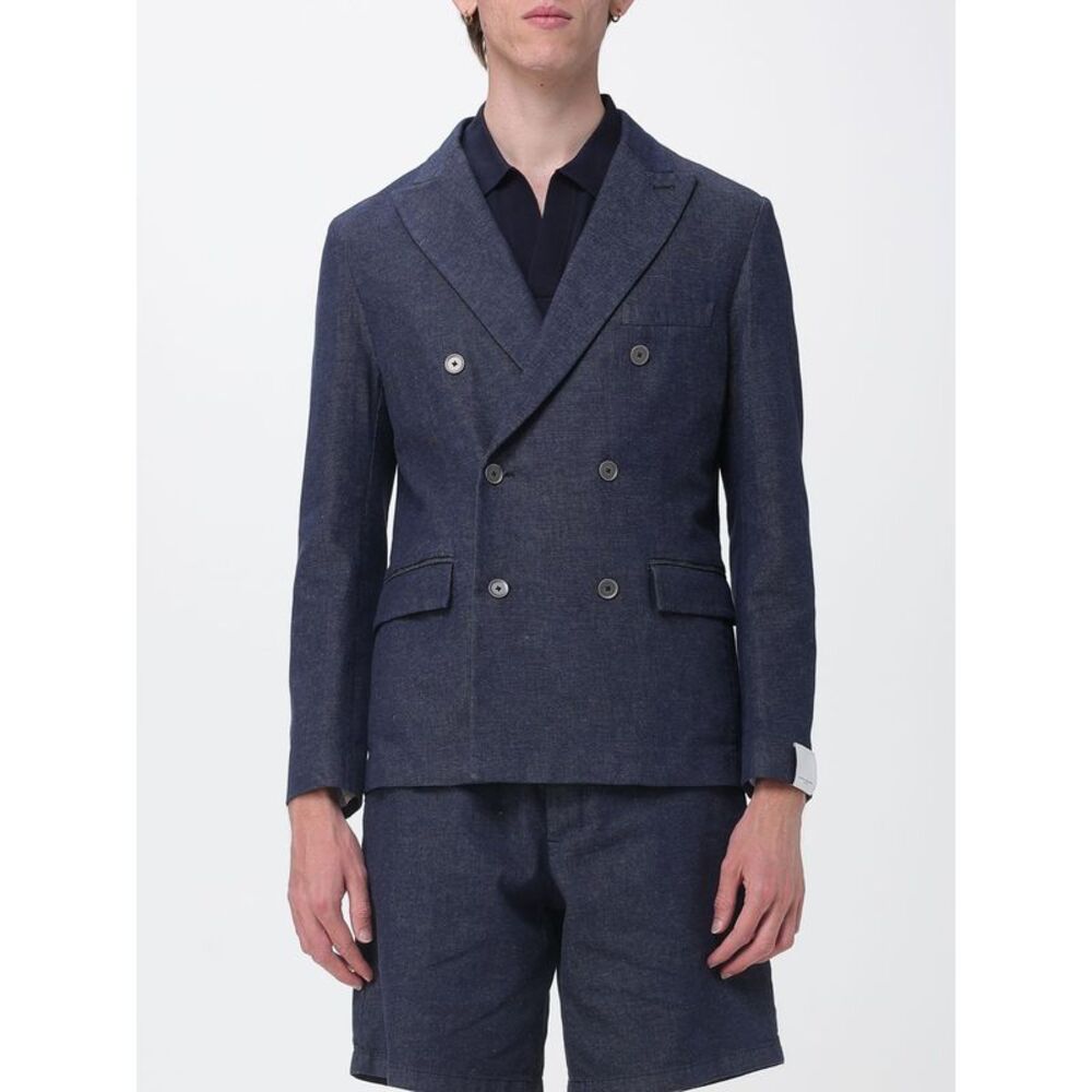 Paolo Pecora Jacket Men Blue